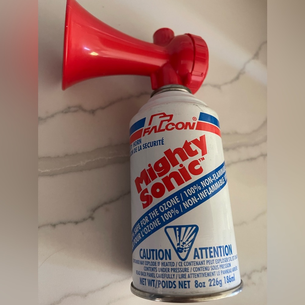 Marine air horn by falcon safety air horn